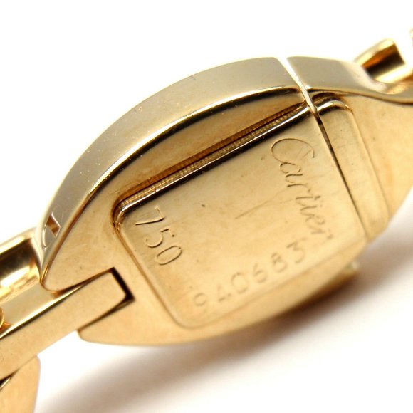 Rare! Authentic Cartier 18K Yellow Gold Diamond Diadea Link Bracelet - Picture 8 of 10